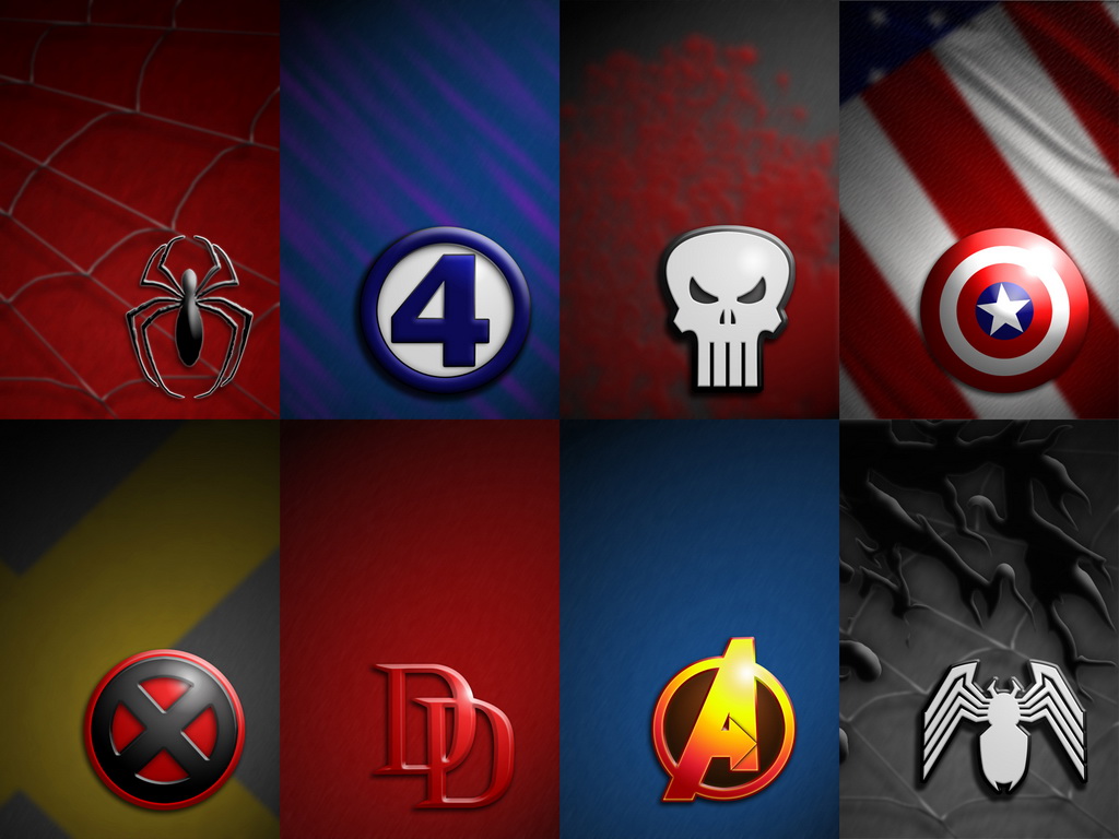comic MARV Collage logo Marvel 
